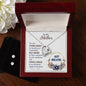 Forever Love Necklace and Cubic Zirconia Earring Set To my Mother-Just breathe