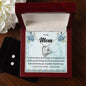 Forever Love Necklace and Cubic Zirconia Earring Set To My Mom