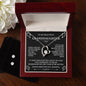 Forever Love Necklace and Cubic Zirconia Earring Set To my Beautilful Grandaughter