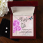 Forever Love Necklace and Cubic Zirconia Earring Set I smile because you are my Little Sister