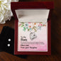 Forever Love Necklace and Cubic Zirconia Earring Set Mom - I'm assured of your love 2