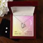 Forever Love Necklace and Cubic Zirconia Earring Set Happy Mother's Day Thank you for all you do