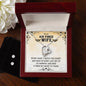 Forever Love Necklace and Cubic Zirconia Earring Set To my Air Force wife