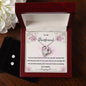 Forever Love Necklace and Cubic Zirconia Earring Set To my Best Friend
