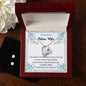 Forever Love Necklace and Cubic Zirconia Earring Set To my Beloved Future Wife5