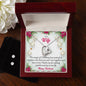 Forever Love Necklace and Cubic Zirconia Earring Set Merry Christmas to my wife