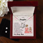 Forever Love Necklace and Cubic Zirconia Earring Set daughter3