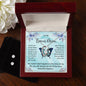Forever Love Necklace and Cubic Zirconia Earring Set To My Bonus Mom2