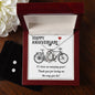 Forever Love Necklace and Cubic Zirconia Earring Set Happy Anniversary its been an amazing years
