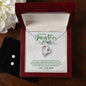 Forever Love Necklace and Cubic Zirconia Earring Set To my daughter-I want you to believe