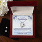 Forever Love Necklace and Cubic Zirconia Earring Set To my Beautiful Soulmate