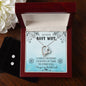 Forever Love Necklace and Cubic Zirconia Earring Set My dear Navy wife