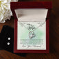 Forever Love Necklace and Cubic Zirconia Earring Set To my wife-You are my love