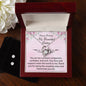 Forever Love Necklace and Cubic Zirconia Earring Set Happy Birthday To my Beautiful Sister
