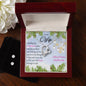 Forever Love Necklace and Cubic Zirconia Earring Set Merry Christmas to my Wife (2)