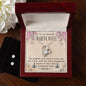 Forever Love Necklace and Cubic Zirconia Earring Set To my beautiful Marine wife