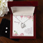 Forever Love Necklace and Cubic Zirconia Earring Set Mommy to be - Snuggled in Your tummy