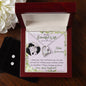 Forever Love Necklace and Cubic Zirconia Earring Set Happy Anniversary to my beautiful Wife