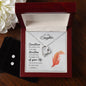 Forever Love Necklace and Cubic Zirconia Earring Set To my daughter-Sometimes the smallest step - new