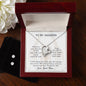 Forever Love Necklace and Cubic Zirconia Earring Set To my daughter-wherever your journey in life