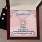 Forever Love Necklace and Cubic Zirconia Earring Set SweetHeart Happy Birthday boho chick