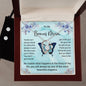 Forever Love Necklace and Cubic Zirconia Earring Set To My Bonus Mom2