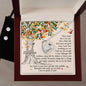 Forever Love Necklace and Cubic Zirconia Earring Set Never Forget That I Love You -Tree Revised