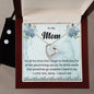 Forever Love Necklace and Cubic Zirconia Earring Set To My Mom