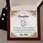 Forever Love Necklace and Cubic Zirconia Earring Set daughter6