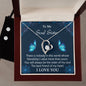 Forever Love Necklace and Cubic Zirconia Earring Set To My Soul Sister