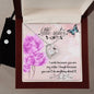 Forever Love Necklace and Cubic Zirconia Earring Set I smile because you are my Little Sister
