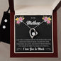 Forever Love Necklace and Cubic Zirconia Earring Set To My Mother