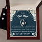 Forever Love Necklace and Cubic Zirconia Earring Set To My Best Mom2