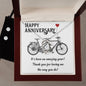 Forever Love Necklace and Cubic Zirconia Earring Set Happy Anniversary its been an amazing years