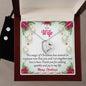 Forever Love Necklace and Cubic Zirconia Earring Set Merry Christmas to my wife
