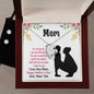 Forever Love Necklace and Cubic Zirconia Earring Set mom you are so special