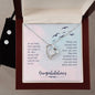 Forever Love Necklace and Cubic Zirconia Earring Set Soar Above the rest - Graduation