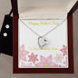 Forever Love Necklace and Cubic Zirconia Earring Set Happy Mother's Day to my Incredible Mom