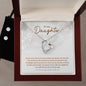 Forever Love Necklace and Cubic Zirconia Earring Set In-my-eyes,-there-is-no-one