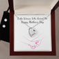 Forever Love Necklace and Cubic Zirconia Earring Set To the Woman who raised me, Happy Mothers Day