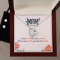 Forever Love Necklace and Cubic Zirconia Earring Set to the world you are a mother