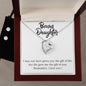 Forever Love Necklace and Cubic Zirconia Earring Set Bonus Daughter 2
