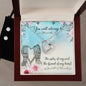 Forever Love Necklace and Cubic Zirconia Earring Set You will always be the Sister of my Soul
