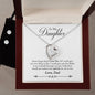 Forever Love Necklace and Cubic Zirconia Earring Set 31-To Daughter from Dad