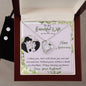 Forever Love Necklace and Cubic Zirconia Earring Set Happy Anniversary to my beautiful Wife