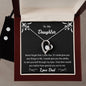 Forever Love Necklace and Cubic Zirconia Earring Set daughter4