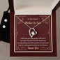 Forever Love Necklace and Cubic Zirconia Earring Set To my Future Mother in Law