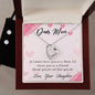 Forever Love Necklace and Cubic Zirconia Earring Set Dear Mom-Happy Mother’s Day!