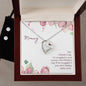 Forever Love Necklace and Cubic Zirconia Earring Set Mommy to be - Snuggled in Your tummy