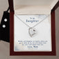 Forever Love Necklace and Cubic Zirconia Earring Set Mother-and-Daughter,-no-matter